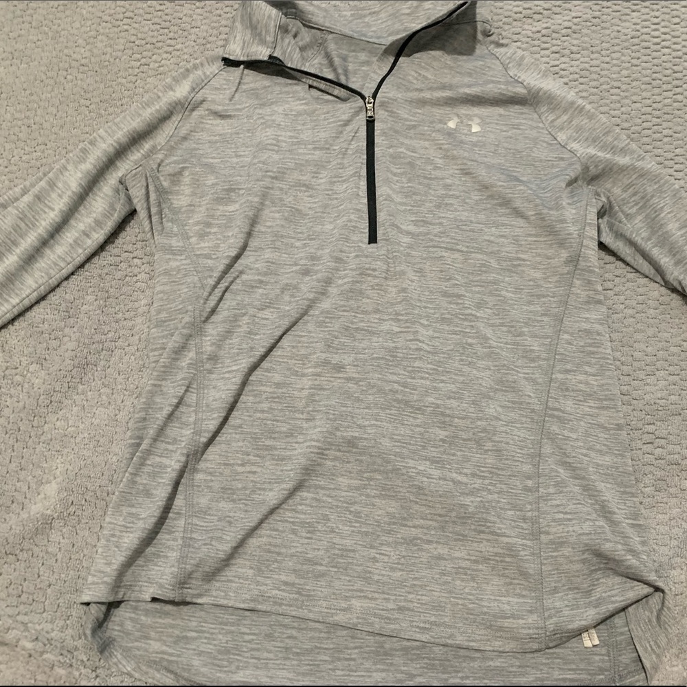 Under Armour Grey Half Zip-Up Hoodie